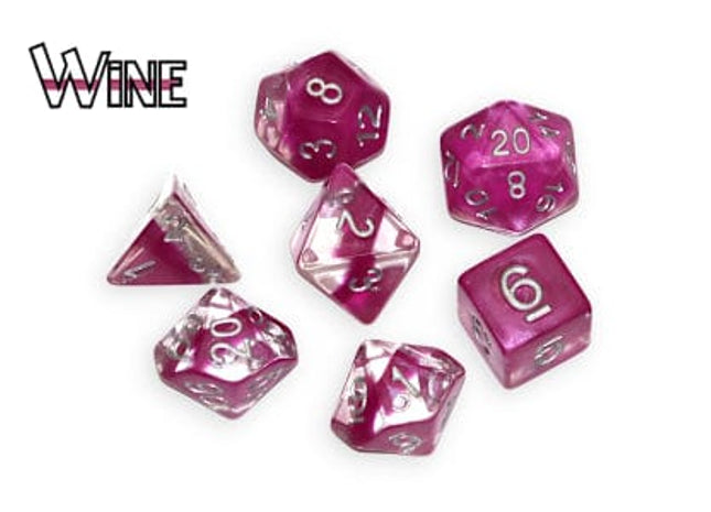 Gamers Guild AZ Gate Keeper Games GKGN0103-11d - Gate Keeper Games 11 Die Set: Wine Neutron Dice Gate Keeper Games
