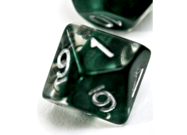 Gamers Guild AZ Gate Keeper Games GKGN020-10d10 - Gate Keeper Games Set of 10 D10: Hunter Green Neutron Dice Gate Keeper Games