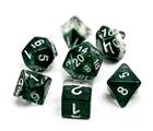 Gamers Guild AZ Gate Keeper Games GKGN020-11d - Gate Keeper Games 11 Die Set: Hunter Green Neutron Dice Gate Keeper Games