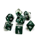 Gamers Guild AZ Gate Keeper Games GKGN020-7d - Gate Keeper Games 7 Die Set: Hunter Green Neutron Dice Gate Keeper Games
