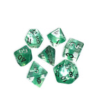 Gamers Guild AZ Gate Keeper Games GKGN0202-7d - Gate Keeper Games 7 Die Set: Mint Green Neutron Dice Gate Keeper Games