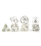 Gamers Guild AZ Gate Keeper Games GKGN070-7d - Gate Keeper Games 7 Die Set: Ice White Neutron Dice Gate Keeper Games