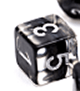 Gamers Guild AZ Gate Keeper Games GKGN080-12d6 - Gate Keeper Games Set of 12 D6: Smoke Black Neutron Dice Gate Keeper Games