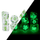 Gamers Guild AZ Gate Keeper Games GKGR02-11d - Gate Keeper Games 11 Die Set: Firefly Radiant Dice Glow in the Dark Gate Keeper Games