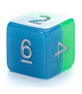 Gamers Guild AZ Gate Keeper Games GKGR23-12d6 - Gate Keeper Games Set of 12 D6: Bioluminescent Dice Glow in the Dark Gate Keeper Games