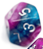 Gamers Guild AZ Gate Keeper Games GKGR55355-10d10 - Gate Keeper Games Set of 10 D10: THOUGHT Reality Shards Dice Gate Keeper Games