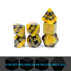 Gamers Guild AZ Gate Keeper Games GKGSG08080-11d - Gate Keeper Games 11 Die Set: Electric Bumble Bee Sui Generis Dice Gate Keeper Games