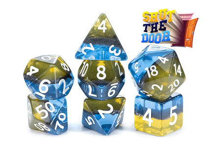 Gamers Guild AZ Gate Keeper Games GKGSG334-7d - Gate Keeper Games 7 Die Set: Shut the Door by Tom Vasel Dice Gate Keeper Games