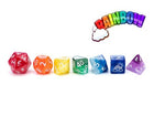 Gamers Guild AZ Gate Keeper Games GKGSG777-11d - Gate Keeper Games 11 Die Set: Rainbow  Sui Generis Dice Gate Keeper Games