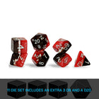 Gamers Guild AZ Gate Keeper Games GKGSN218-11d - Gate Keeper Games 11 Die Set: Magma Supernova Dice Gate Keeper Games