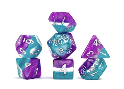 Gamers Guild AZ Gate Keeper Games GKGSN503-7d - Gate Keeper Games 7 Die Set: Psionic Combat Supernova Dice Gate Keeper Games