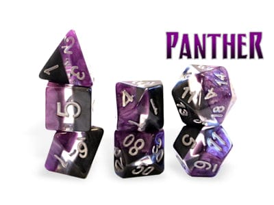 Gamers Guild AZ Gate Keeper Games GKGSN508-11d - Gate Keeper Games 11 Die Set: Panther Supernova Dice Gate Keeper Games