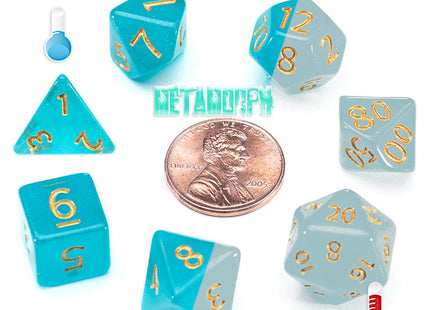 Gamers Guild AZ Gate Keeper Games GKGTINYCH27-7d - Gate Keeper Games 7 Die Set: Metamorph Chromomancy Mighty Tiny Dice Gate Keeper Games