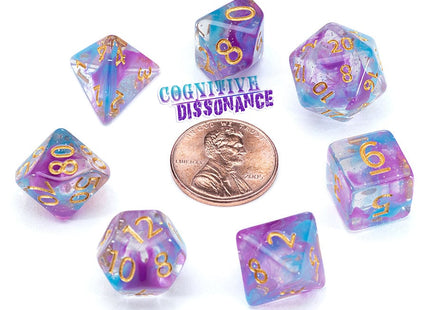 Gamers Guild AZ Gate Keeper Games GKGTINYES53-7d - Gate Keeper Games 7 Die Set: Cognitive Dissonance 12mm Mighty Tiny Dice Gate Keeper Games
