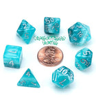 Gamers Guild AZ Gate Keeper Games GKGTINYSG222-7d - Gate Keeper Games 7 Die Set: Caribbean Tide 12mm Mighty Tiny Dice Gate Keeper Games