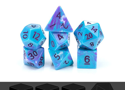 Gamers Guild AZ Gate Keeper Games GKGVG2271-11d - Gate Keeper Games 11 Die Set: Almond Blossom Van Gogh Dice Gate Keeper Games