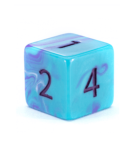 Gamers Guild AZ Gate Keeper Games GKGVG2271-12d6 - Gate Keeper Games Set of 12 D6: Almond Blossom Van Gogh Dice Gate Keeper Games