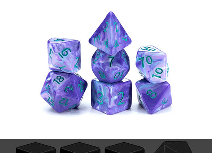 Gamers Guild AZ Gate Keeper Games GKGVG5257-11d - Gate Keeper Games 11 Die Set: Irises Van Gogh Dice Gate Keeper Games