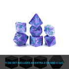 Gamers Guild AZ Gate Keeper Games GKGVG5257-11d - Gate Keeper Games 11 Die Set: Irises Van Gogh Dice Gate Keeper Games