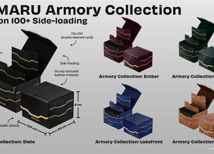 Gamers Guild AZ Gatherers' Tavern Domaru Deck Box: Armory Collection Horizon 100+ Sideloader - Chestnut (Pre-Order) Southern Hobby