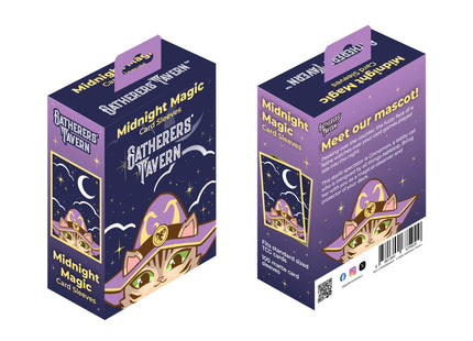 Gamers Guild AZ Gatherers' Tavern Gatherers' Tavern: Domaru Sleeves: Cinnamon Midnight Magic - 100ct Standard (Pre-Order) Southern Hobby