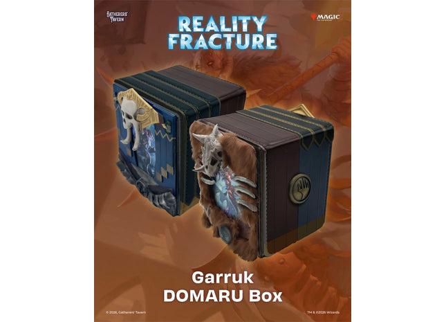 Gamers Guild AZ Gatherers' Tavern Gatherers' Tavern: Magic the Gathering | Reality Fracture: Domaru Deck Box - Garruk (Pre-Order) Southern Hobby