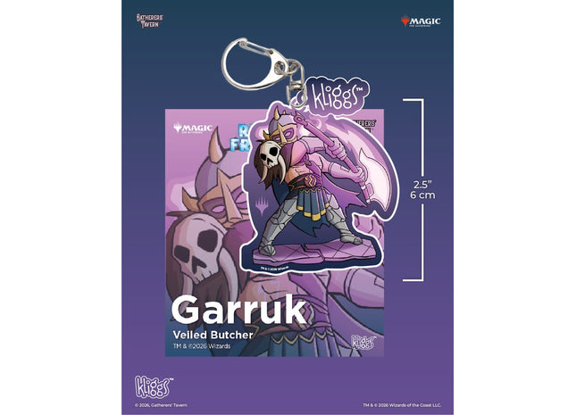 Gamers Guild AZ Gatherers' Tavern Gatherers' Tavern: Magic the Gathering | Reality Fracture: Garruk, Veiled Butcher - Kliggs Keychain Southern Hobby