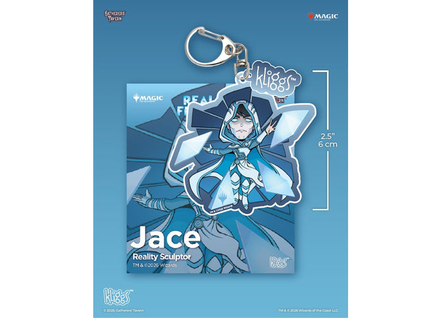 Gamers Guild AZ Gatherers' Tavern Gatherers' Tavern: Magic the Gathering | Reality Fracture: Jace, Reality Sculptor - Kliggs Keychain Southern Hobby