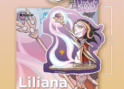 Gamers Guild AZ Gatherers' Tavern Gatherers' Tavern: Magic the Gathering | Reality Fracture: Liliana, the Faultless - Kliggs Keychain Southern Hobby