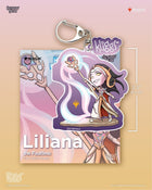 Gamers Guild AZ Gatherers' Tavern Gatherers' Tavern: Magic the Gathering | Reality Fracture: Liliana, the Faultless - Kliggs Keychain Southern Hobby