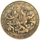 Gamers Guild AZ Goliath Coins Goliath Coins: Dice Coin D10 Battle Scene Quartermaster Direct