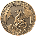 Gamers Guild AZ Goliath Coins Goliath Coins: Dice Coin D20 Lawful Gold Dragon Quartermaster Direct