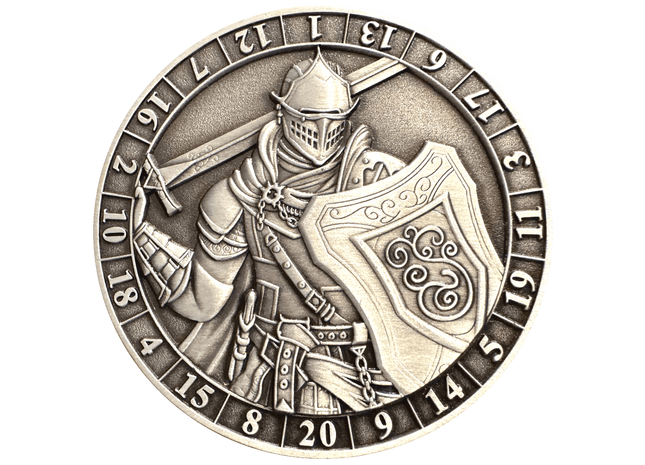 Gamers Guild AZ Goliath Coins Goliath Coins: Dice Coin D20 Paladin Quartermaster Direct