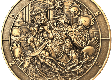 Gamers Guild AZ Goliath Coins Goliath Coins: Dice Coin D6 Battle Scene Quartermaster Direct