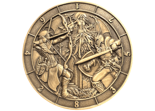 Gamers Guild AZ Goliath Coins Goliath Coins: Dice Coin D8 Battle Scene Quartermaster Direct