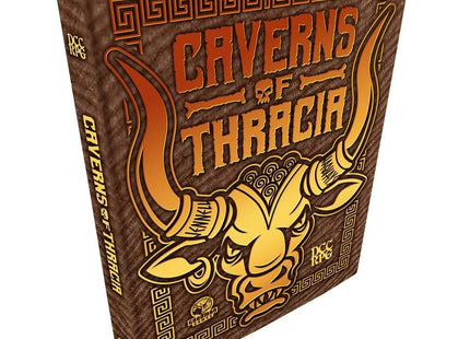 Gamers Guild AZ Goodman Games Dungeon Crawl Classics RPG: Caverns of Thracia Limited Edition Minotaur Hide Cover (Pre-Order) ACD Distribution