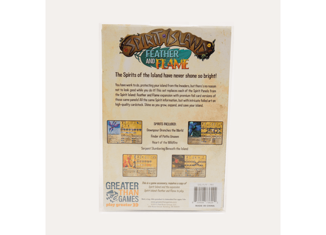 Gamers Guild AZ Greater Than Games Spirit Island: Feather and Flame Foil Panels GTS