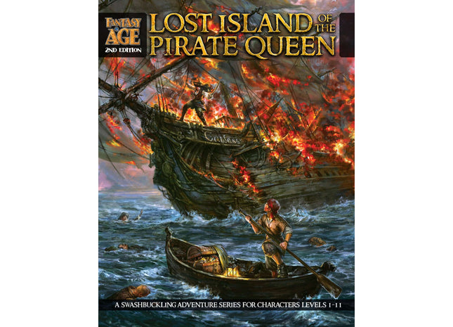 Gamers Guild AZ Green Ronin Publishing Fantasy Age 2nd Edition: Lost Island of the Pirate Queen ACD Distribution