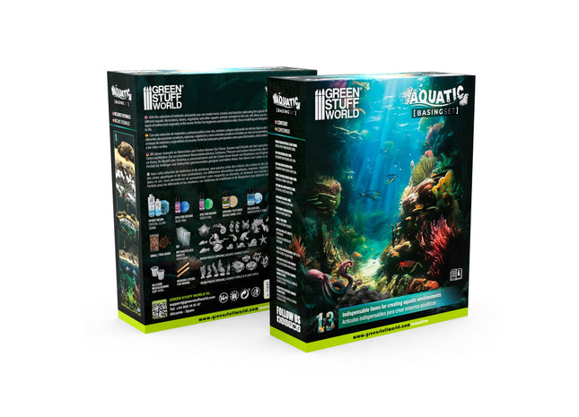 Gamers Guild AZ Green Stuff World Basing Sets: Aquatic Green Stuff World