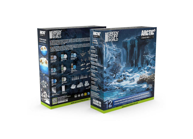Gamers Guild AZ Green Stuff World Basing Sets: Arctic Green Stuff World