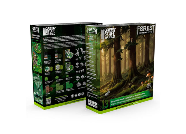 Gamers Guild AZ Green Stuff World Basing Sets: Forest Green Stuff World