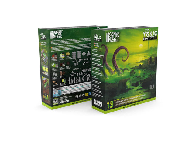 Gamers Guild AZ Green Stuff World Basing Sets: Toxic Green Stuff World