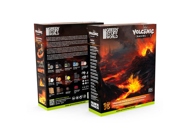 Gamers Guild AZ Green Stuff World Basing Sets: Volcanic Green Stuff World