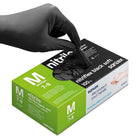 Gamers Guild AZ Green Stuff World Black Nitrile Gloves: Medium Green Stuff World