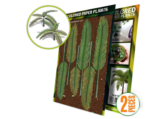Gamers Guild AZ Green Stuff World Colored Paper Plants: Palm Green Stuff World