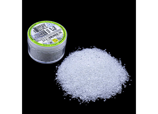Gamers Guild AZ Green Stuff World Crystal Stones: Crushed Glass (1-2mm) Green Stuff World