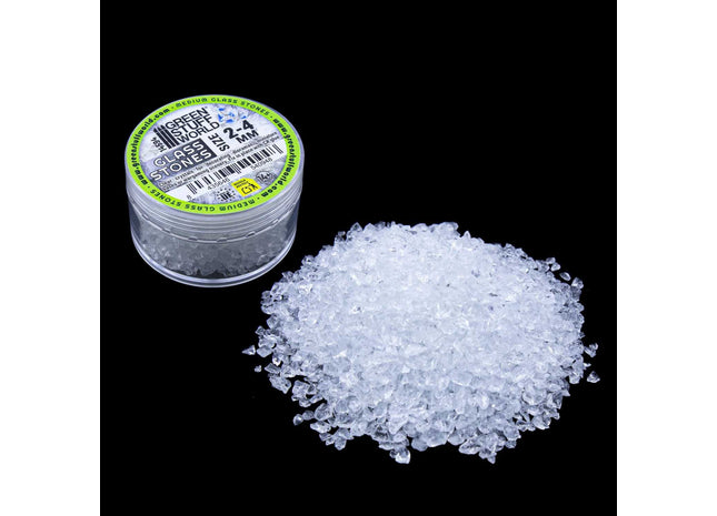 Gamers Guild AZ Green Stuff World Crystal Stones: Crushed Glass (2-4mm) Green Stuff World