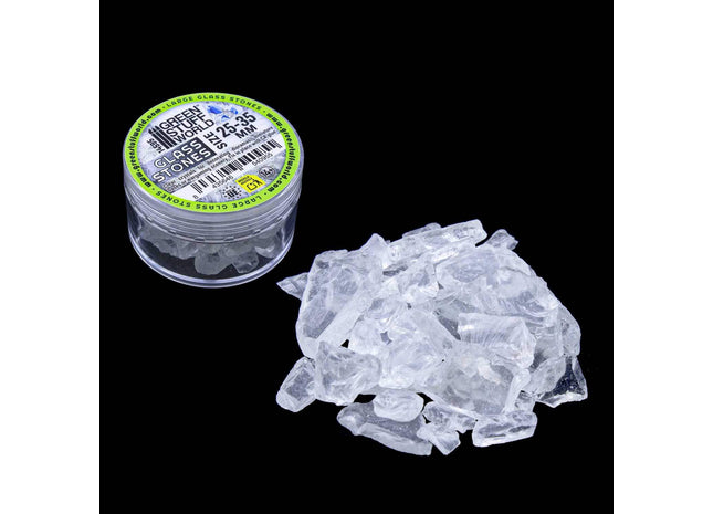 Gamers Guild AZ Green Stuff World Crystal Stones: Crushed Glass (25-35mm) Green Stuff World
