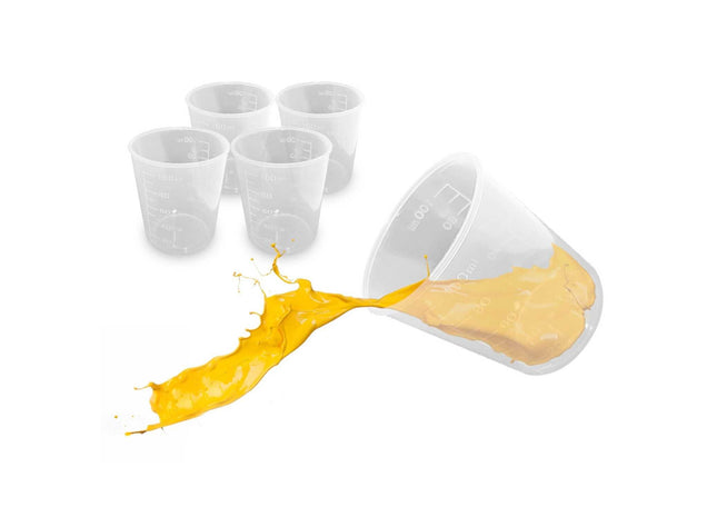 Gamers Guild AZ Green Stuff World Disposable Measuring Cups (5ct - 100ml) Green Stuff World