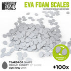 Gamers Guild AZ Green Stuff World EVA Foam: Scales - Teardrop Green Stuff World